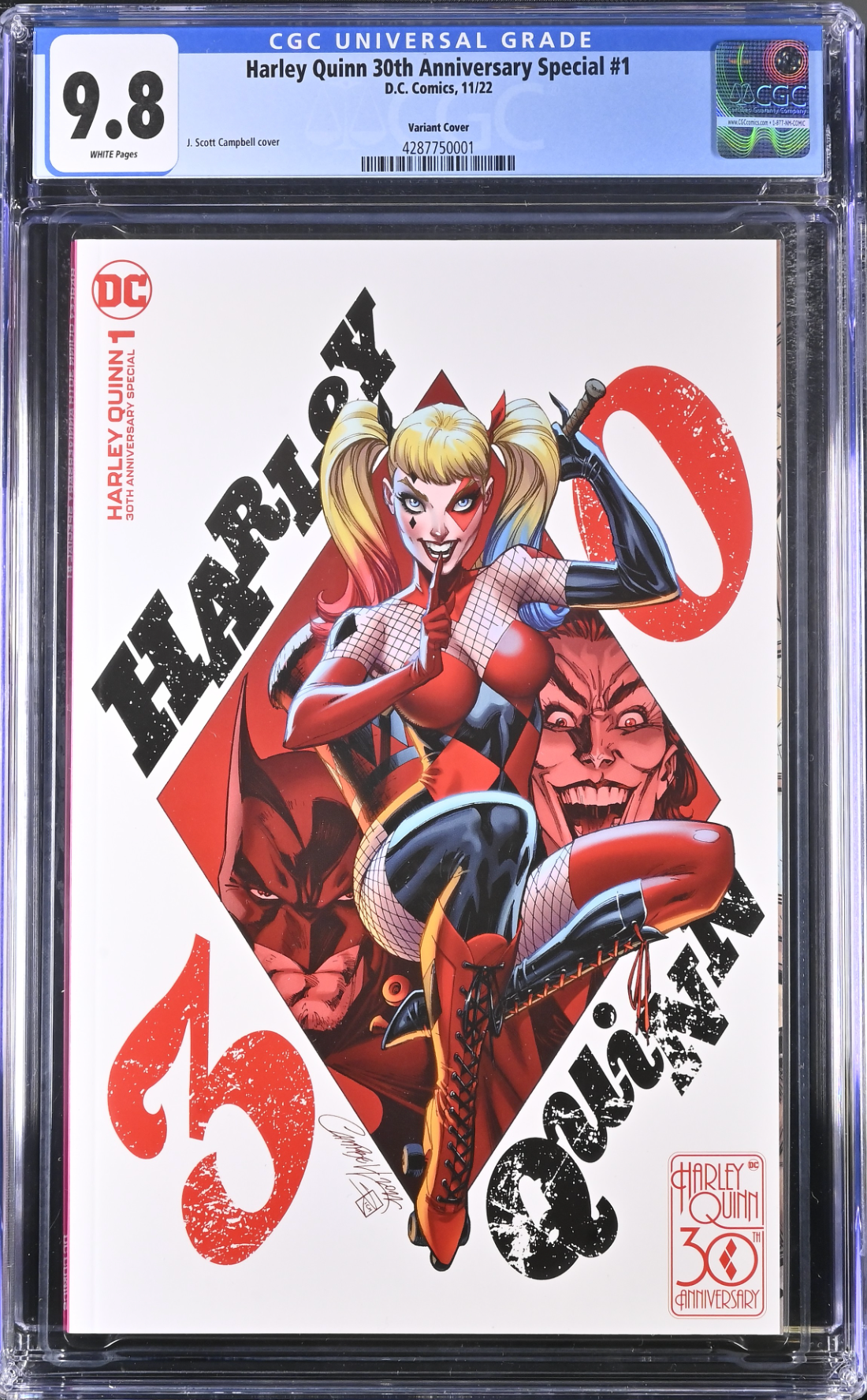 Harley Quinn 30th Anniversary Special #1 Campbell Variant CGC 9.8