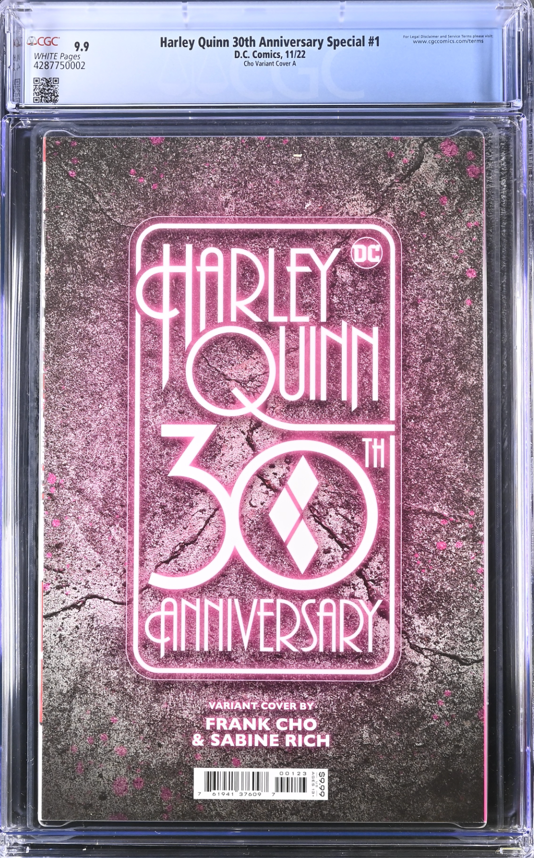 Harley Quinn 30th Anniversary Special #1 Cho Variant CGC 9.9