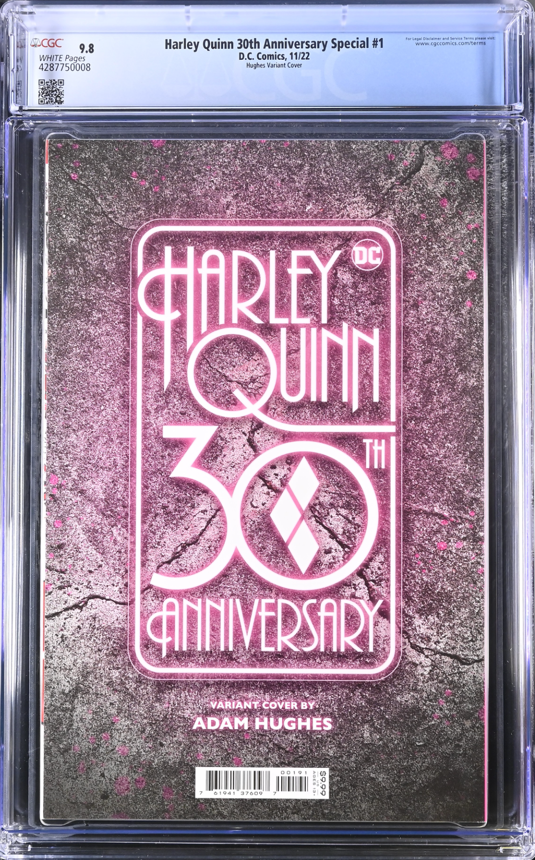 Harley Quinn 30th Anniversary Special #1 Hughes Variant CGC 9.8