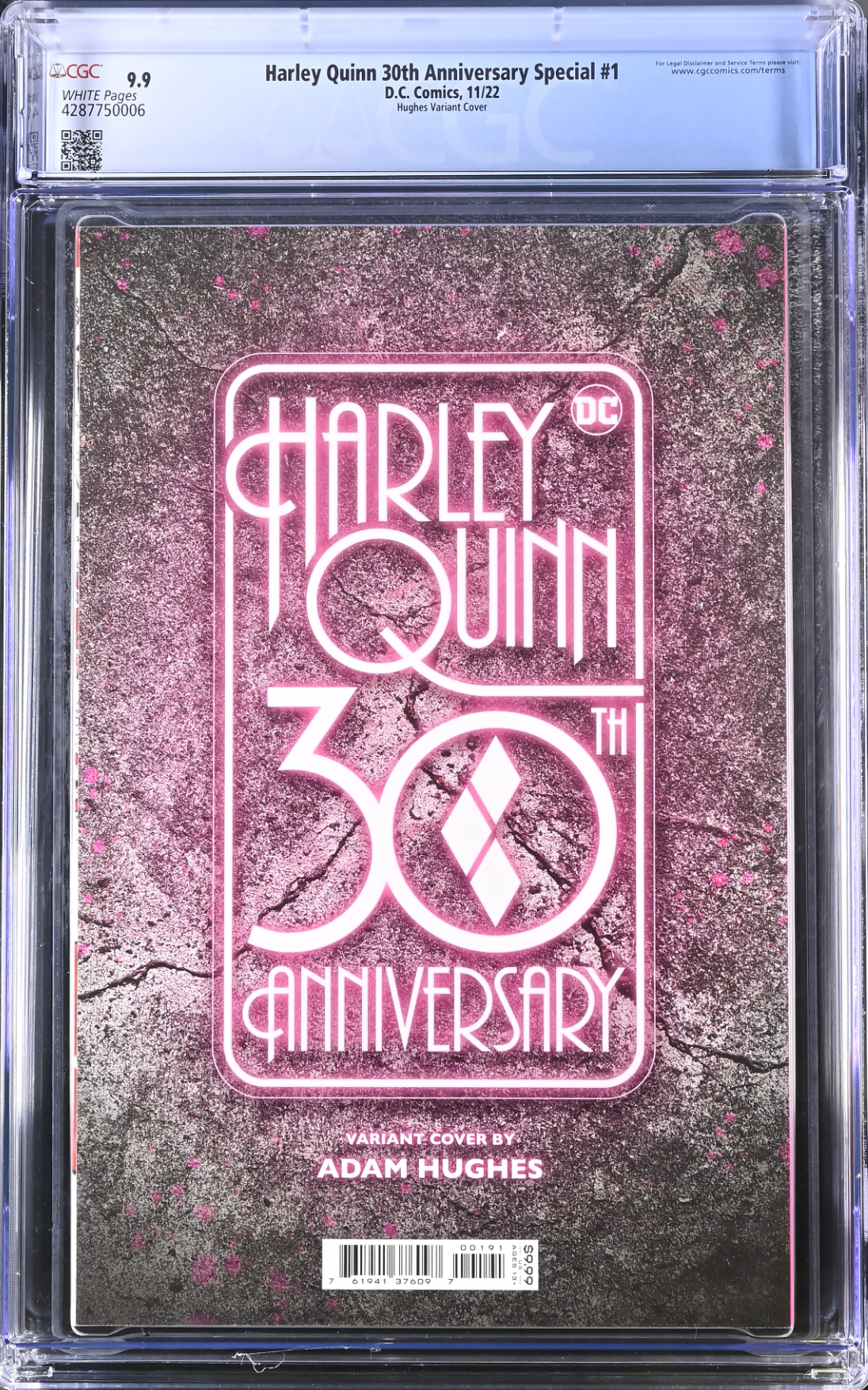 Harley Quinn 30th Anniversary Special #1 Hughes Variant CGC 9.9