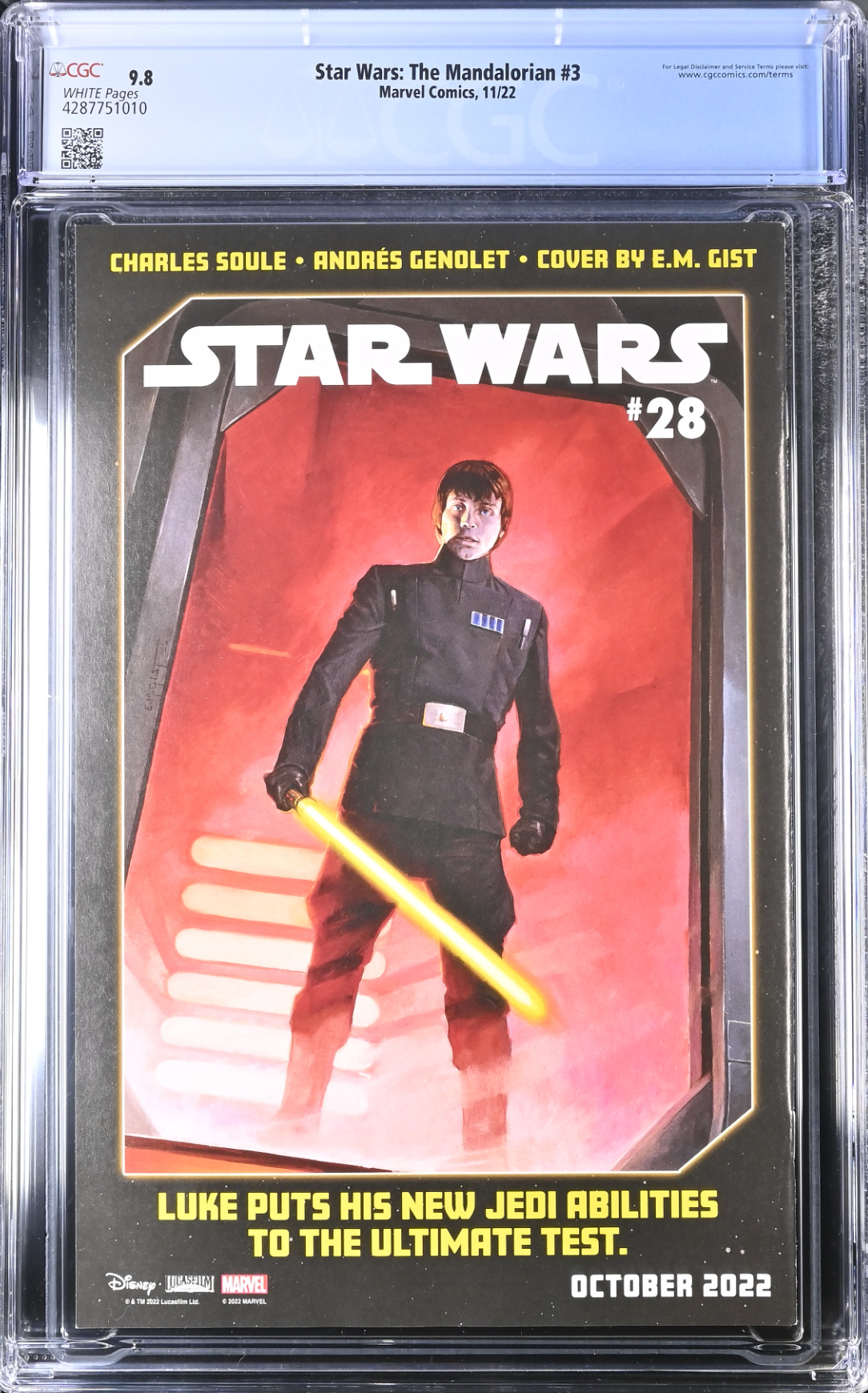 Star Wars: The Mandalorian #3 CGC 9.8