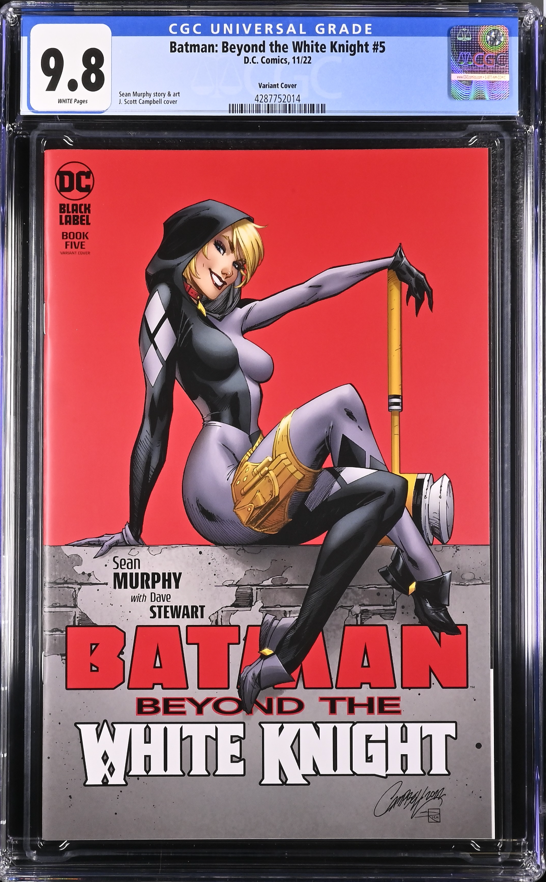 Batman: Beyond the White Knight #5 Campbell Variant CGC 9.8