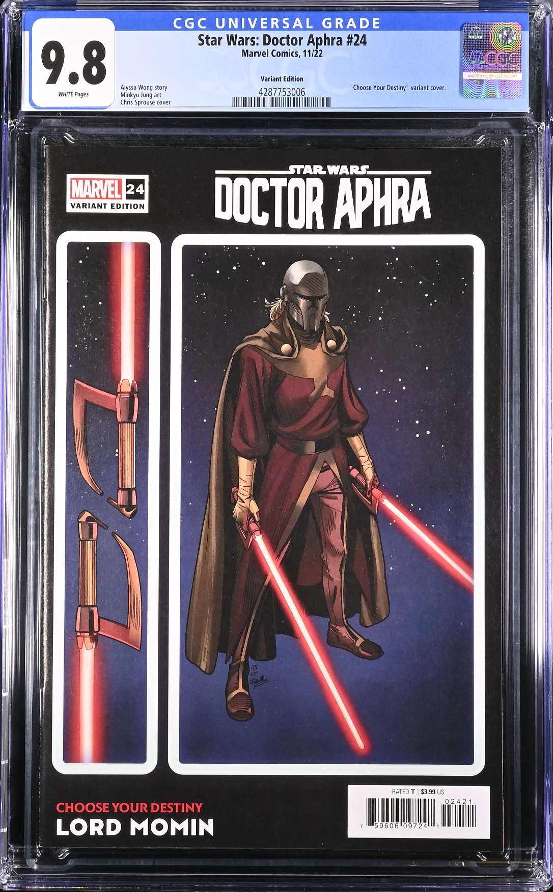 Star Wars: Doctor Aphra #24 Sprouse Variant CGC 9.8