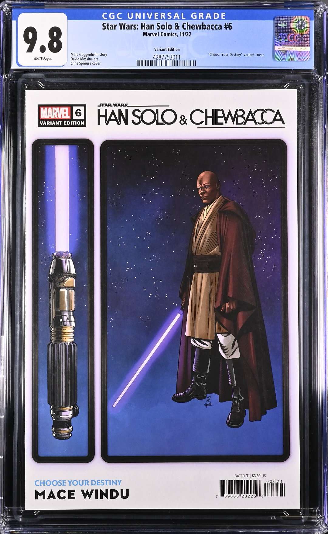 Star Wars: Han Solo & Chewbacca #6 Sprouse Variant CGC 9.8