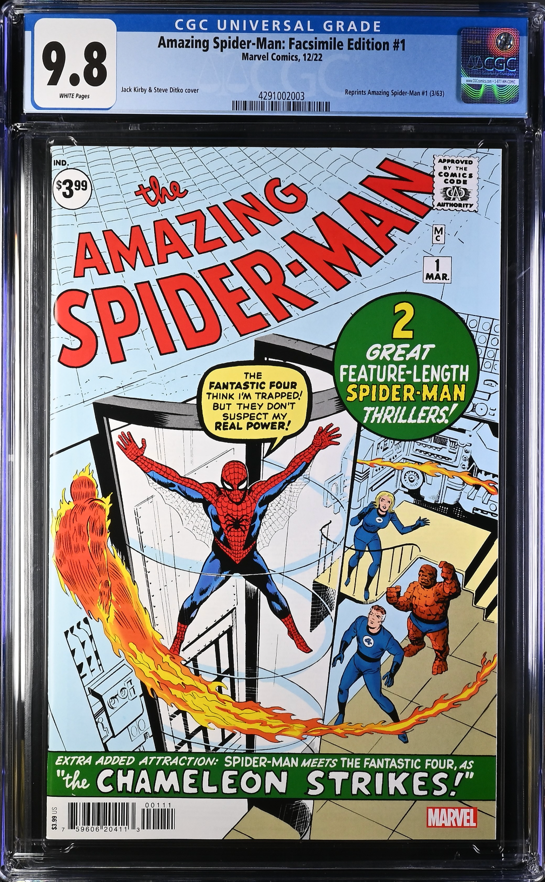 Amazing Spider-Man #1 Facsimile Edition CGC 9.8