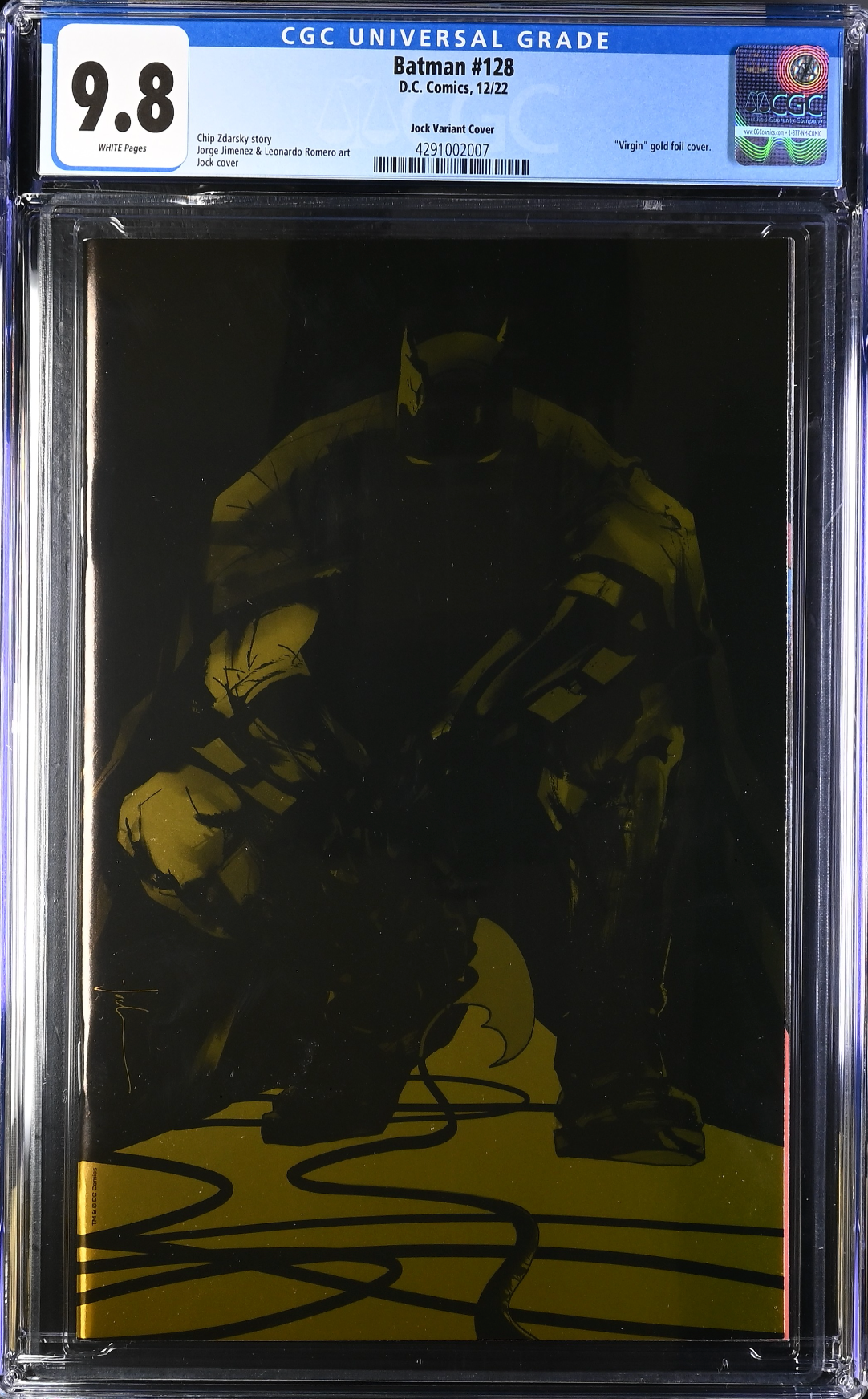 Batman #128 Jock 1:50 Gold Foil Retailer Incentive Variant CGC 9.8