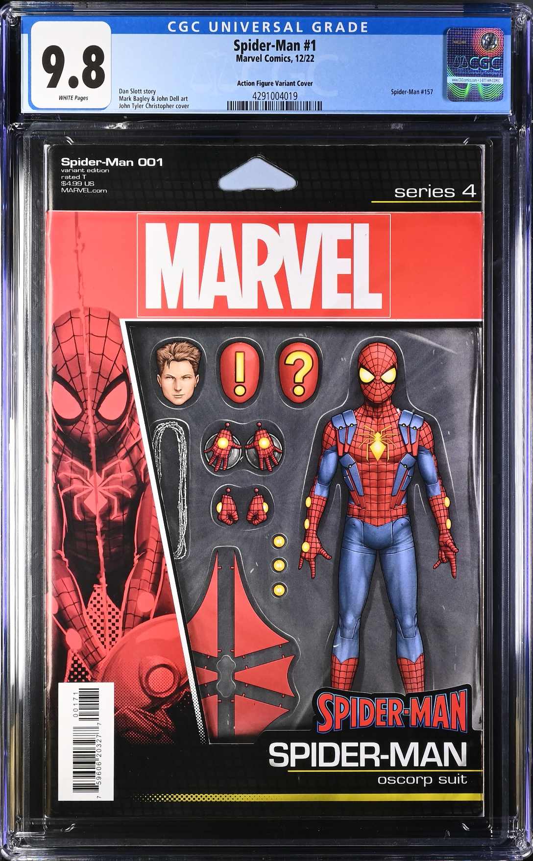 Spider-Man #1 Action Figure Variant CGC 9.8