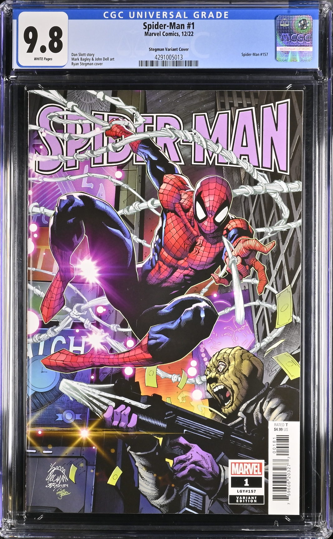 Spider-Man #1 Stegman 1:25 Retailer Incentive Variant CGC 9.8