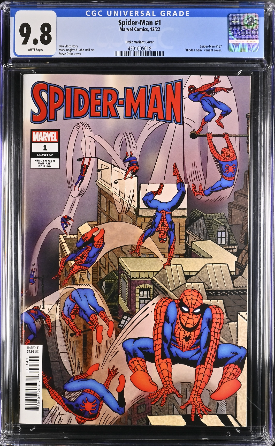 Spider-Man #1 Ditko 1:100 Retailer Incentive Variant CGC 9.8