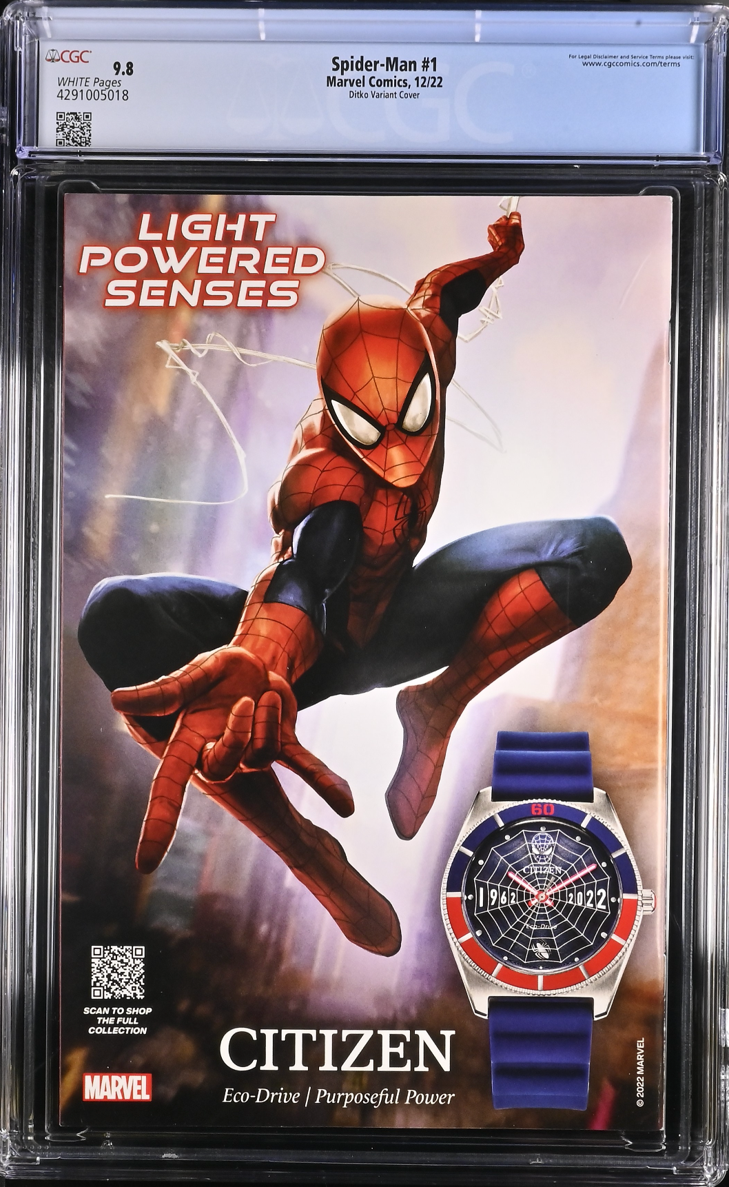 Spider-Man #1 Ditko 1:100 Retailer Incentive Variant CGC 9.8