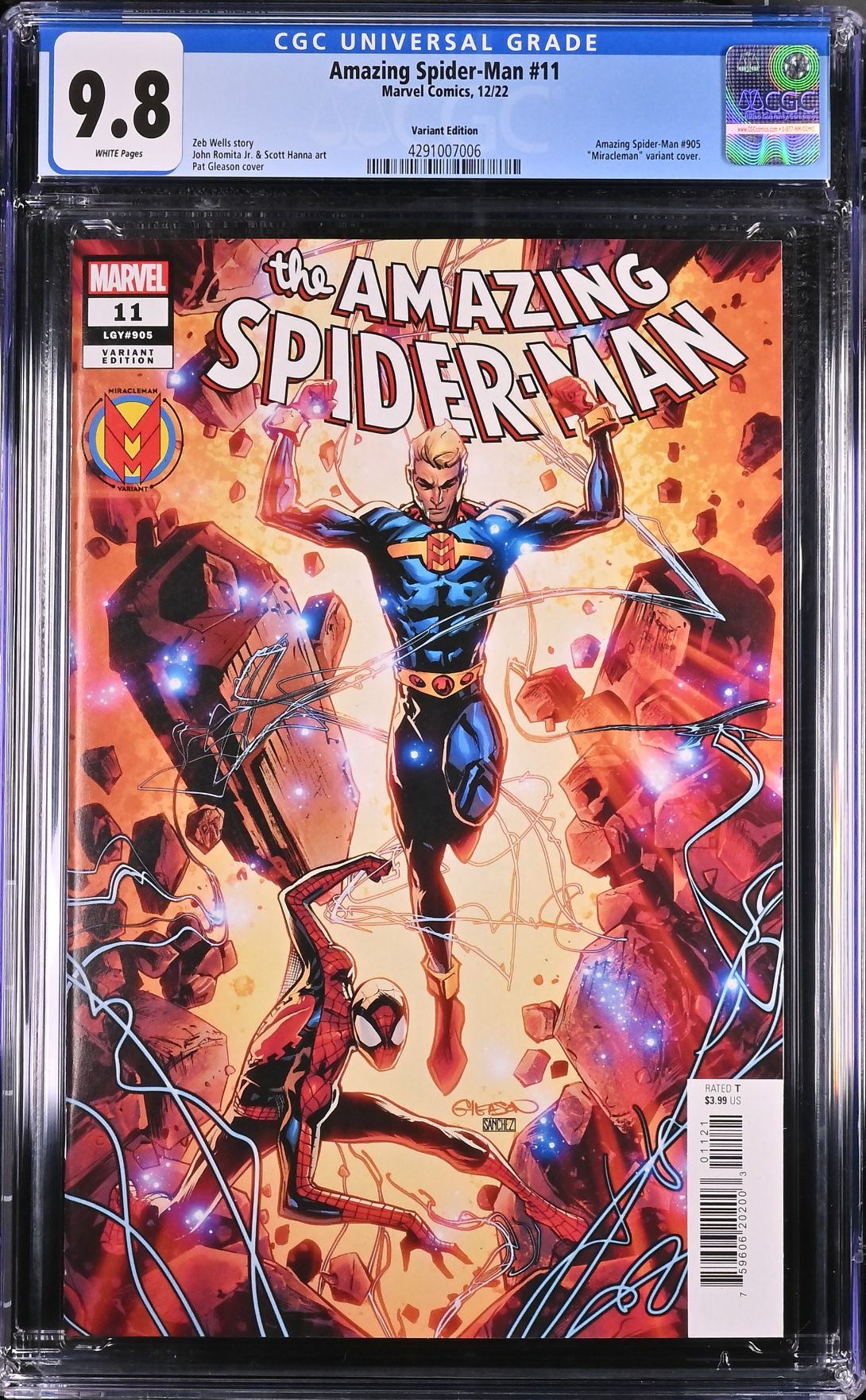 Amazing Spider-Man #11 Gleason Miracleman Variant CGC 9.8