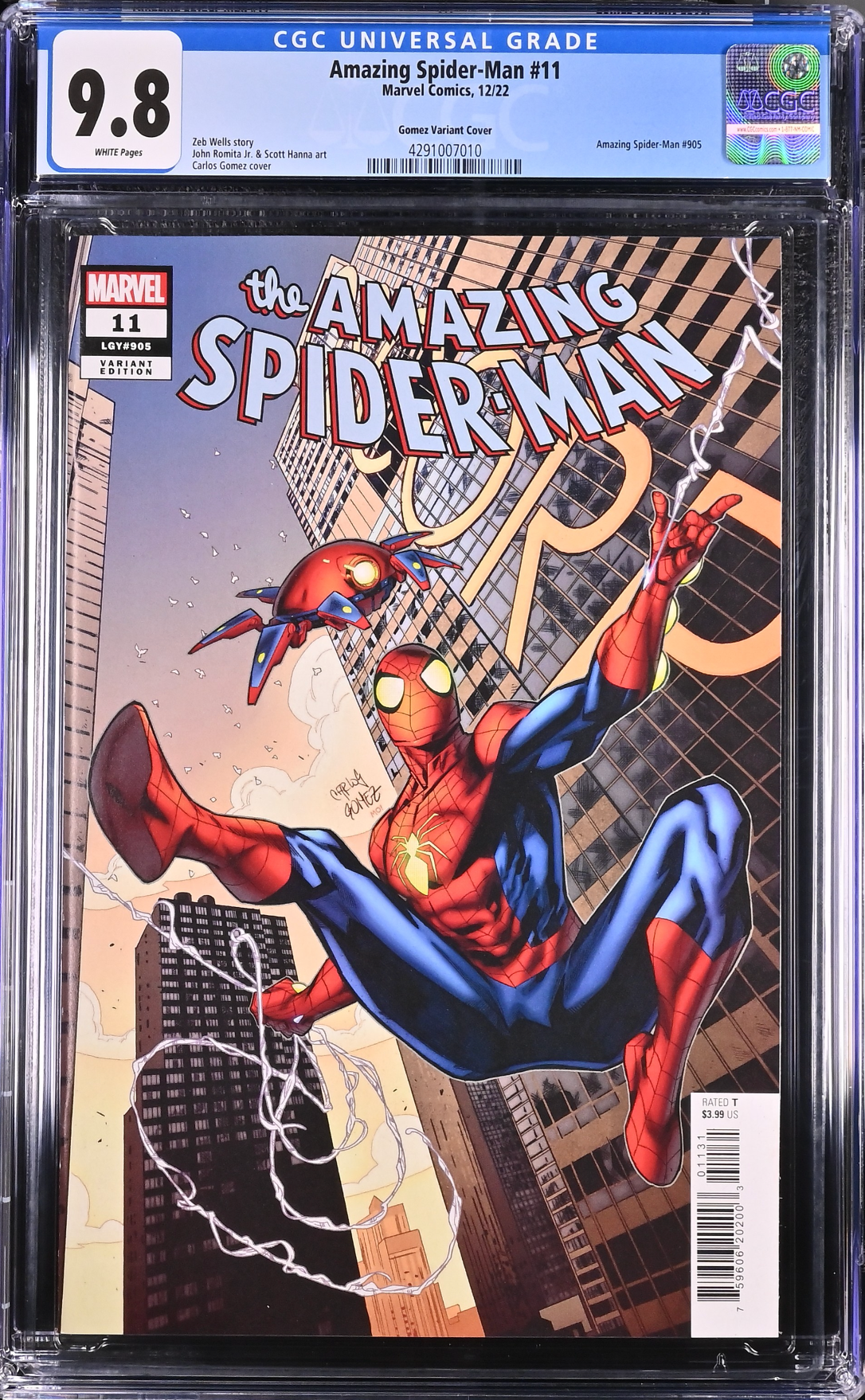 Amazing Spider-Man #11 Gomez Variant CGC 9.8