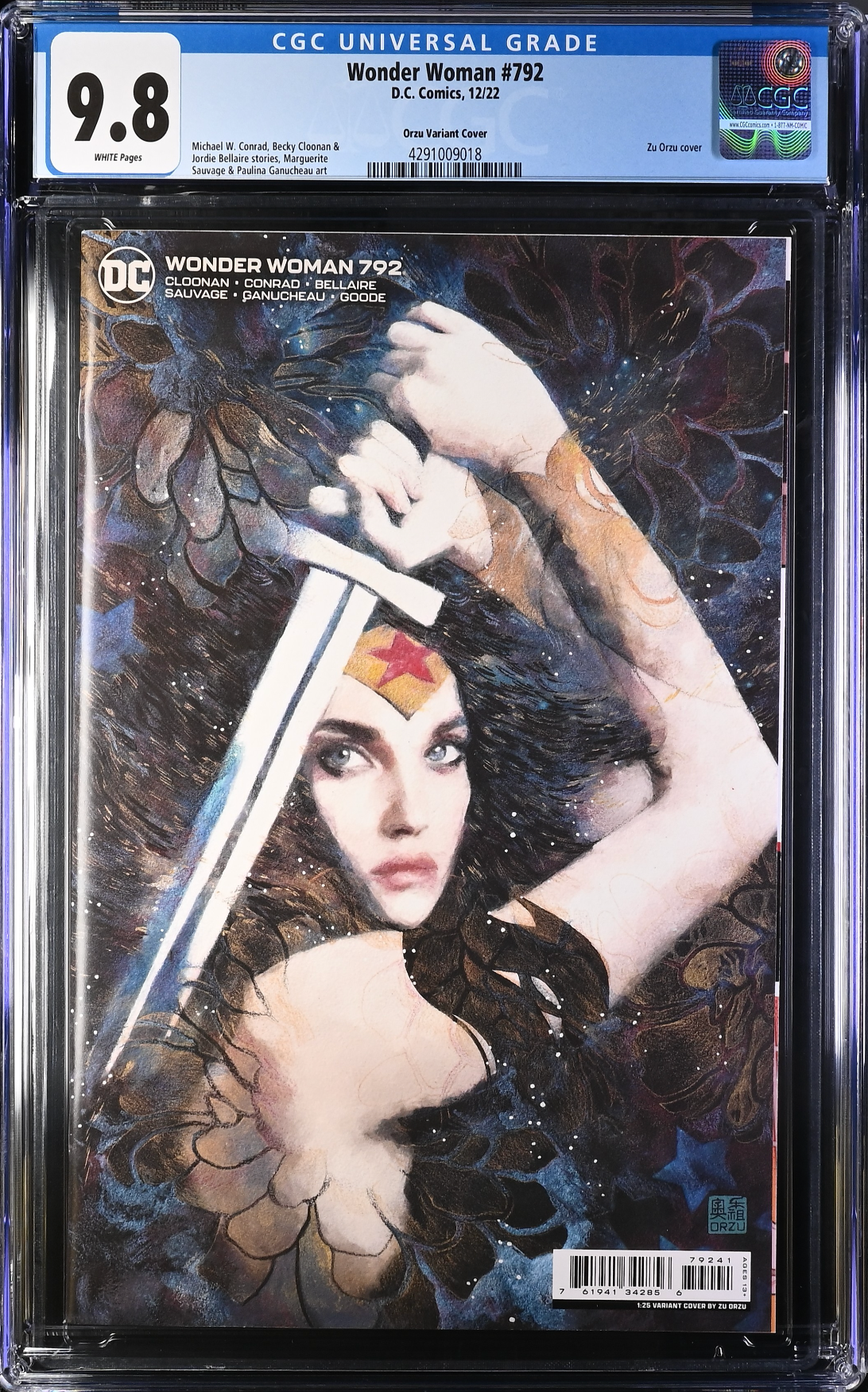 Wonder Woman #792 Orzu 1:25 Retailer Incentive Variant CGC 9.8