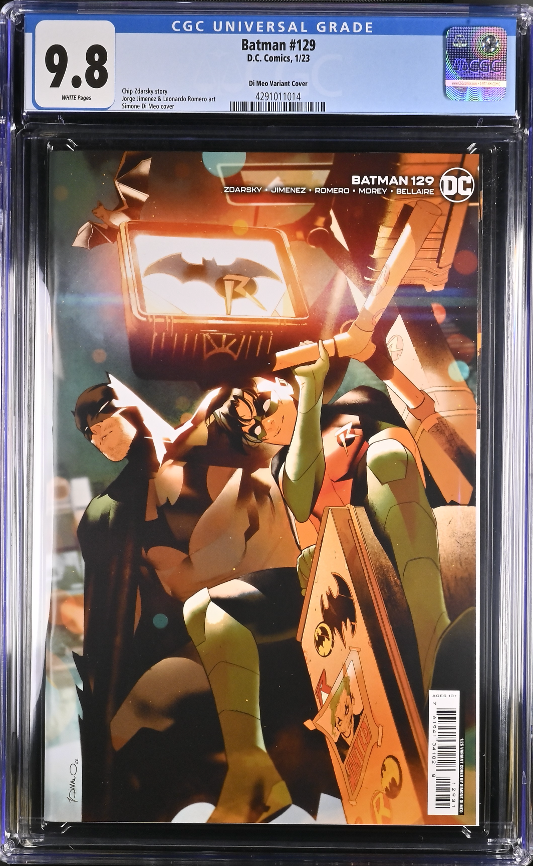 Batman #129 DiMeo 1:25 Retailer Incentive Variant CGC 9.8