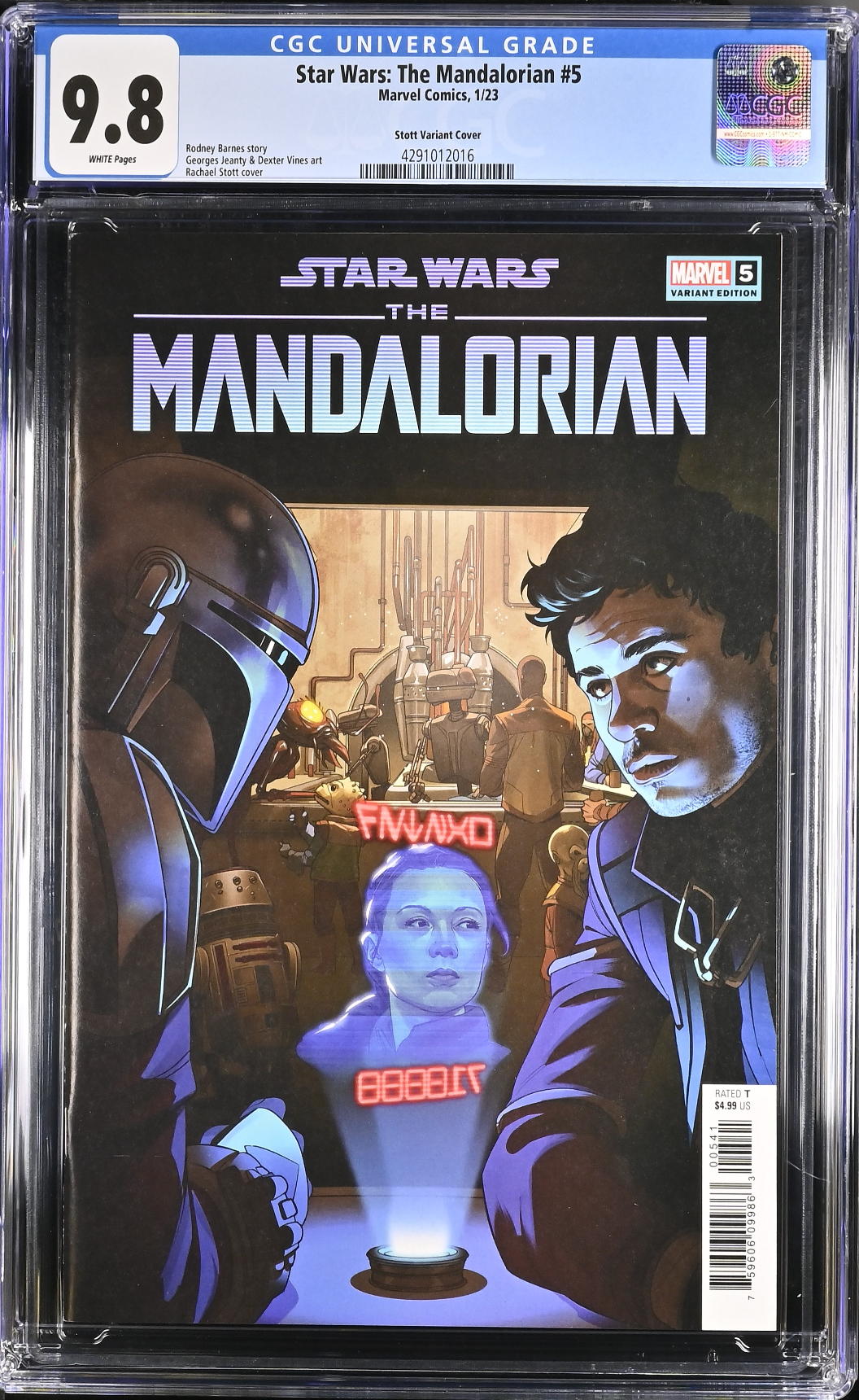 Star Wars: The Mandalorian #5 Stott 1:25 Retailer Incentive Variant CGC 9.8