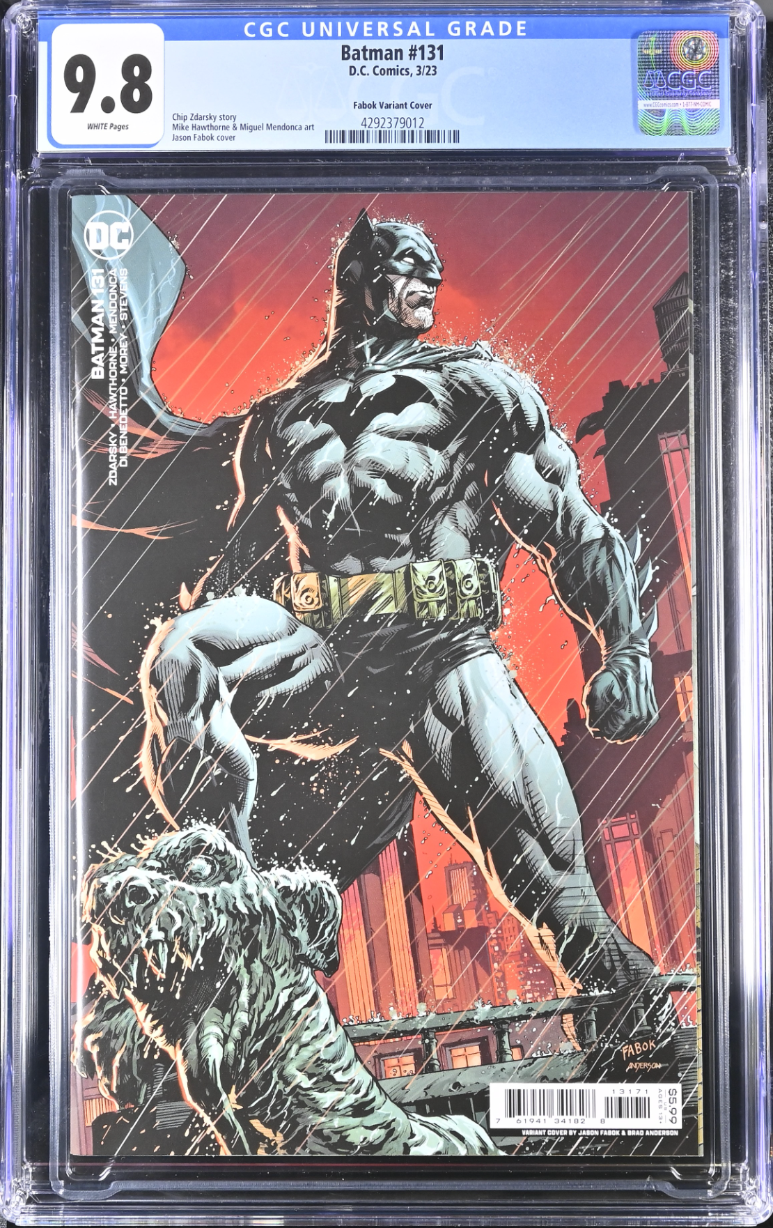 Batman #131 Fabok Variant CGC 9.8