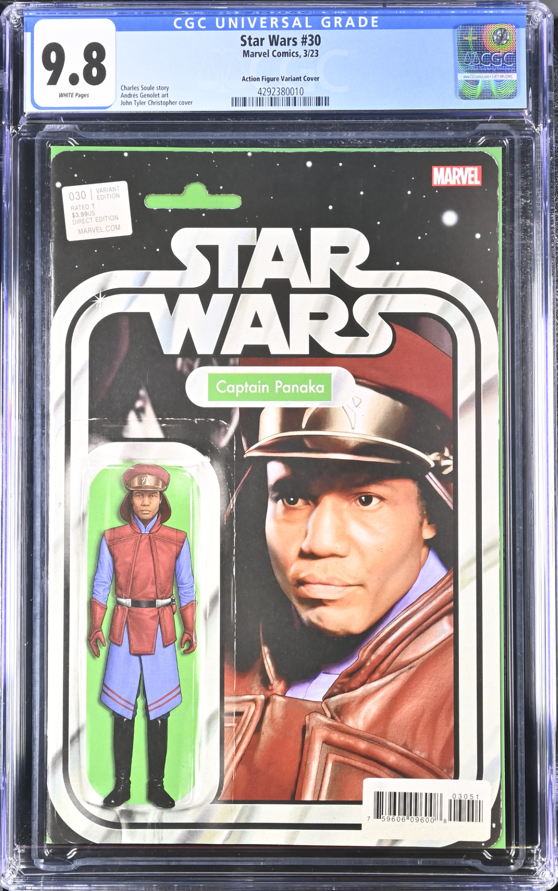 Star Wars #30 Action Figure Variant CGC 9.8