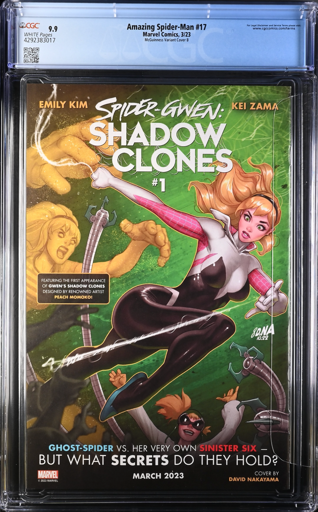 Amazing Spider-Man #17 McGuinness Design Variant CGC 9.9