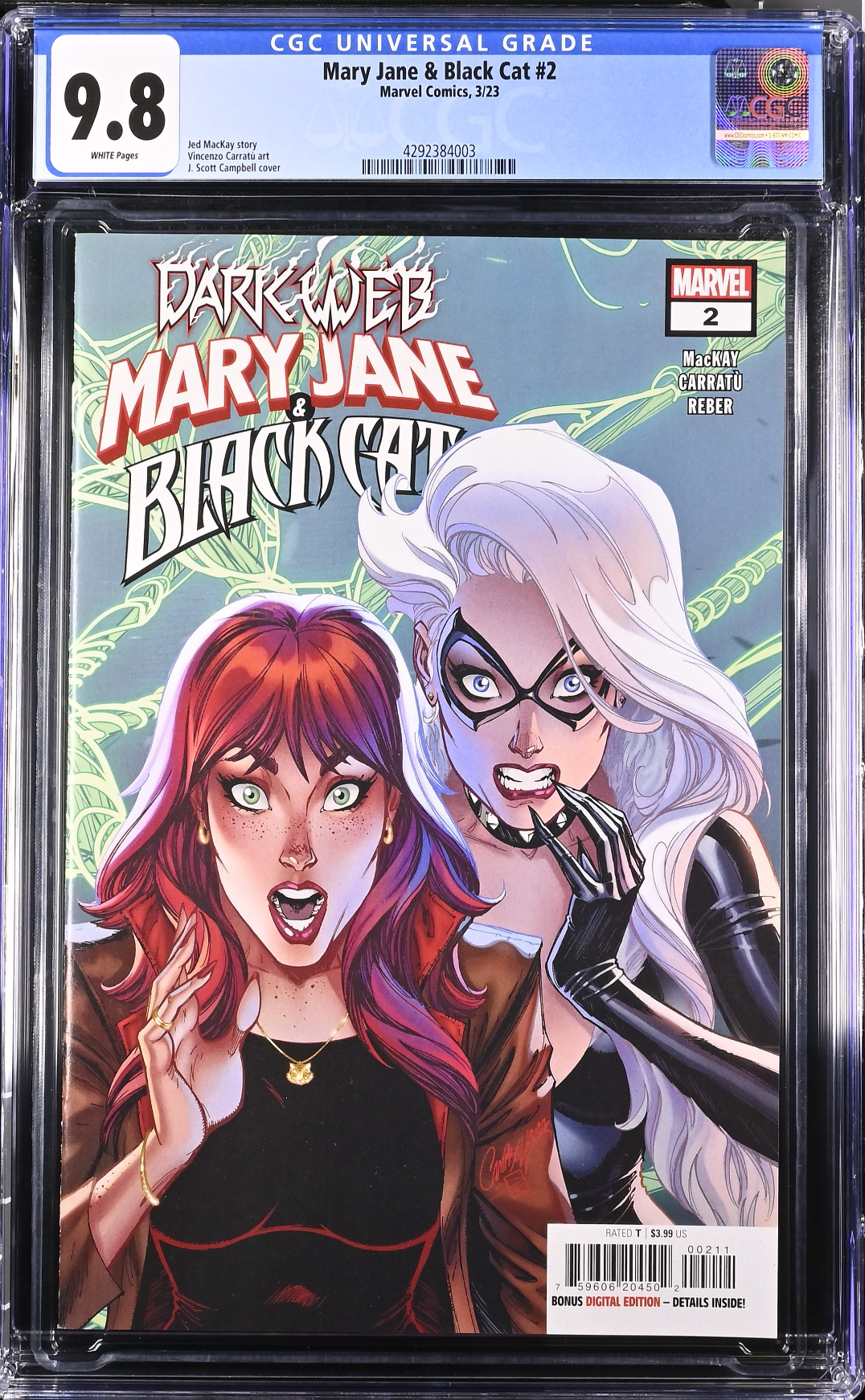Mary Jane & Black Cat #2 CGC 9.8