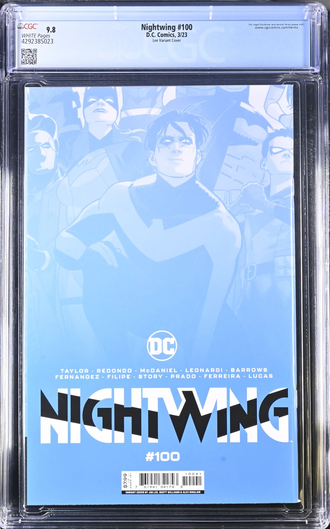 Nightwing #100 Cover C - Lee - CGC 9.8