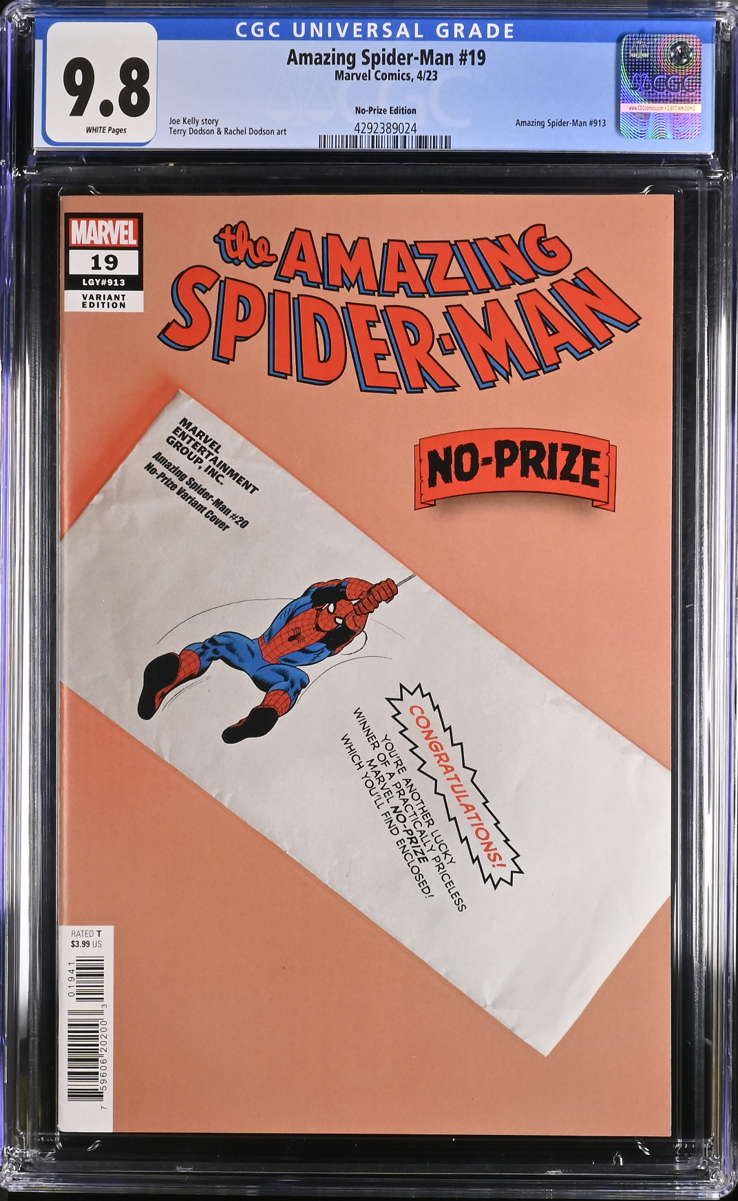 Amazing Spider-Man #19 "No-Prize" Variant CGC 9.8