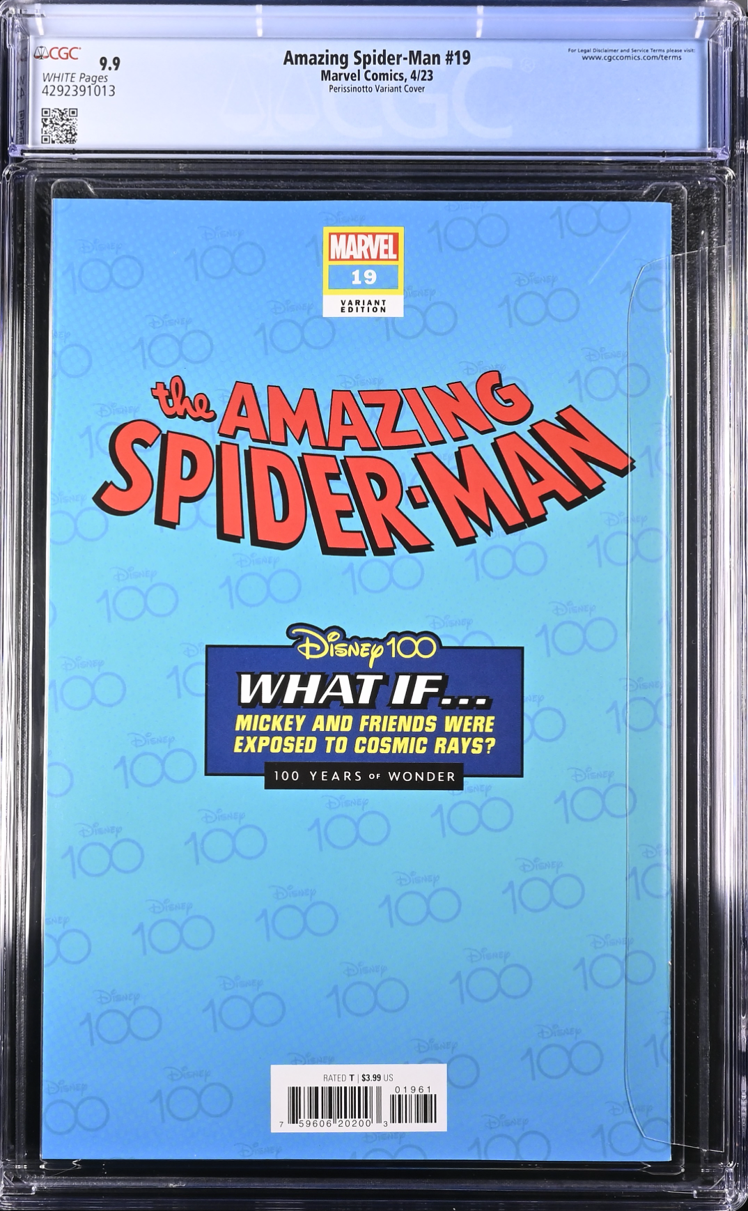 Amazing Spider-Man #19 Disney 100 Variant CGC 9.9