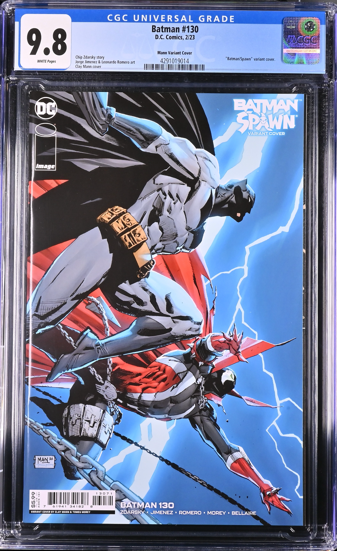 Batman #130 Mann "Spawn" Variant CGC 9.8