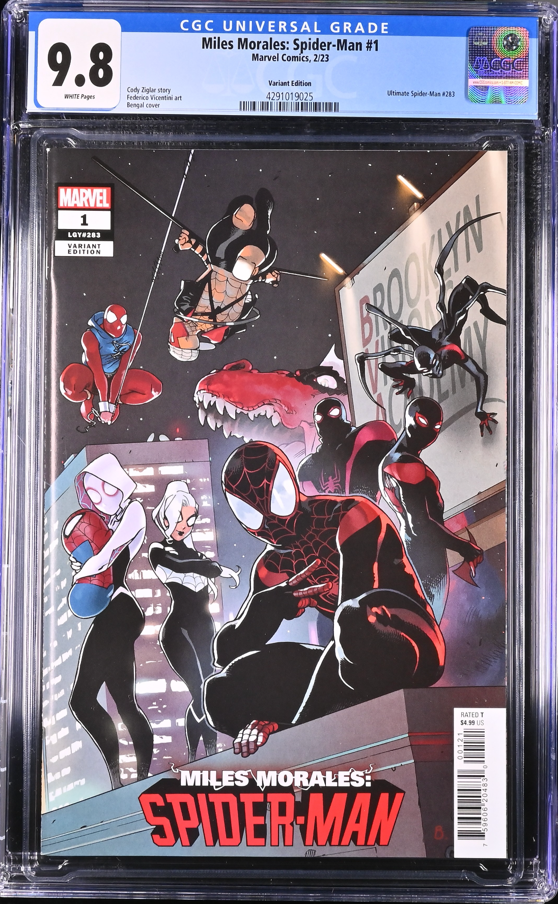 Miles Morales: Spider-Man #1 Bengal Connecting Variant CGC 9.8