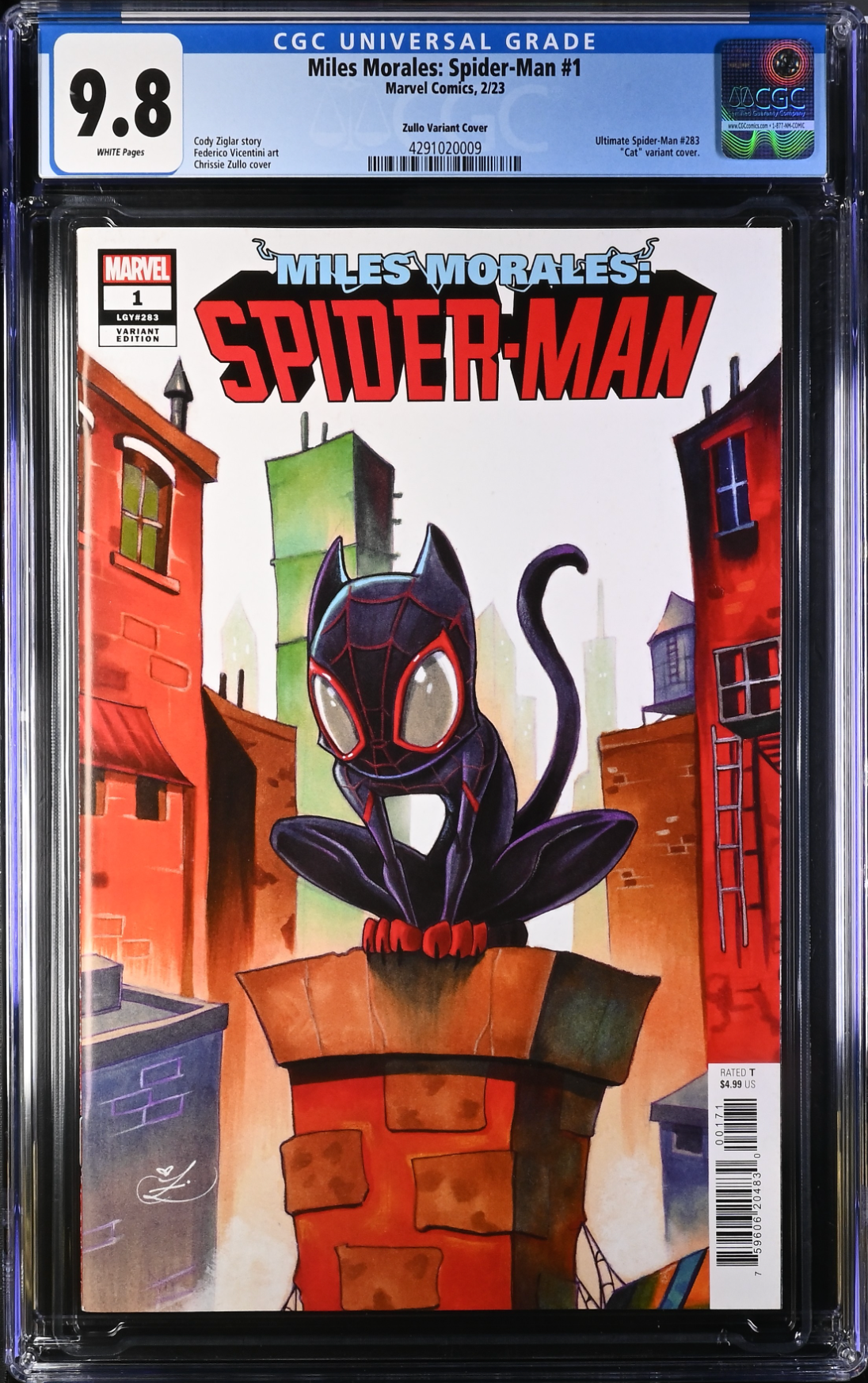 Miles Morales: Spider-Man #1 Zullo Variant CGC 9.8