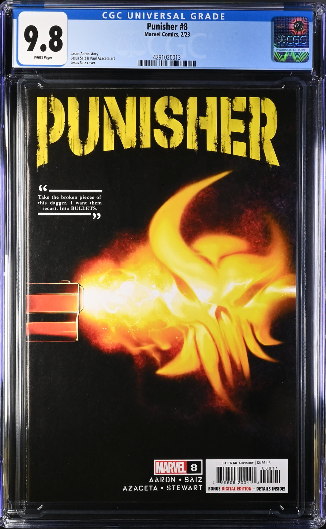 Punisher #8 CGC 9.8