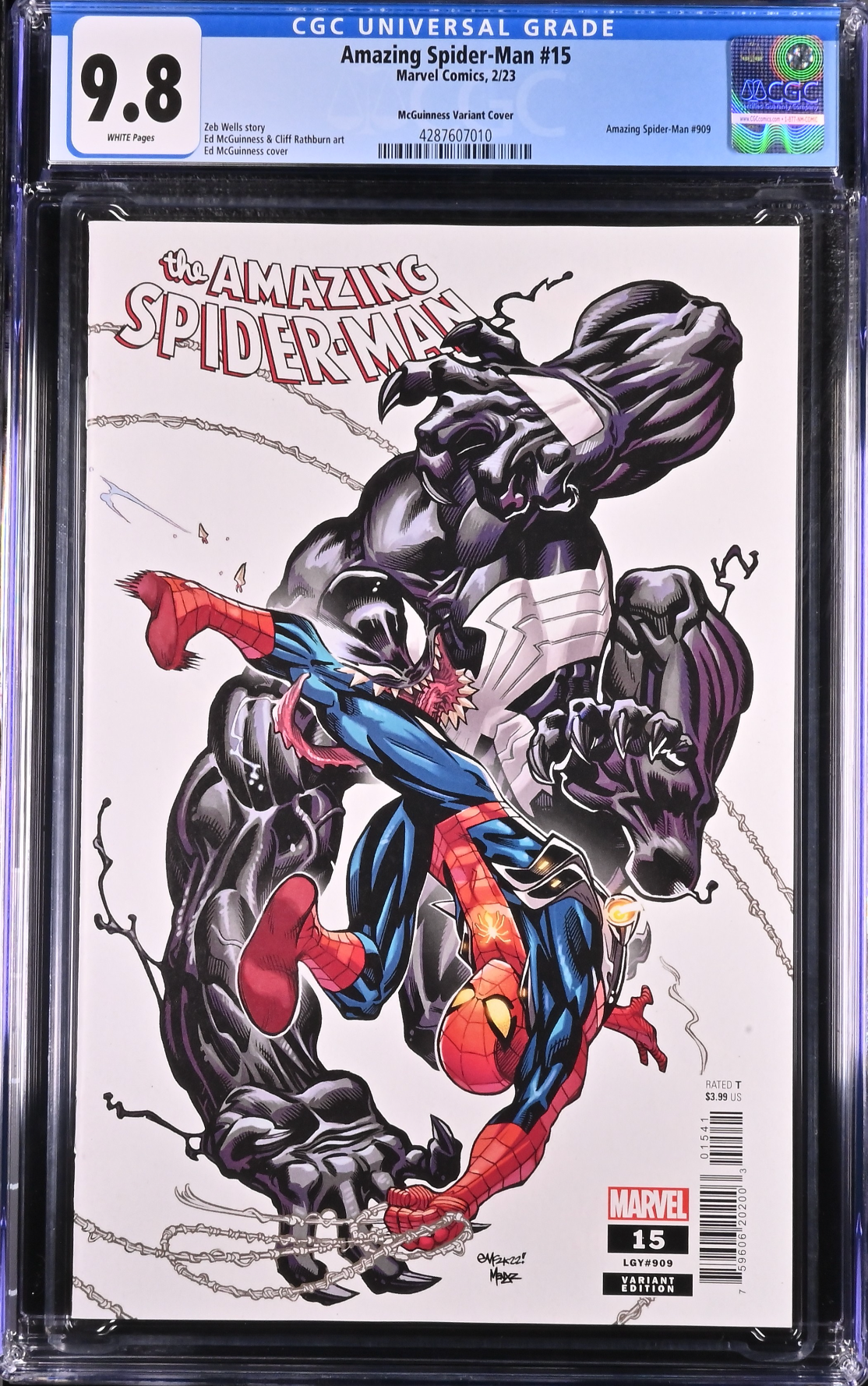 Amazing Spider-Man #15 McGuinness Variant CGC 9.8