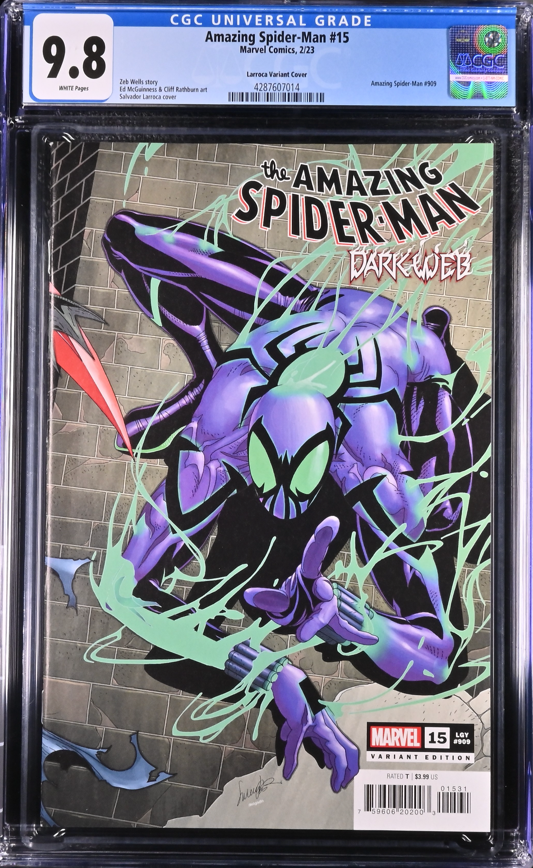 Amazing Spider-Man #15 Larroca Variant CGC 9.8