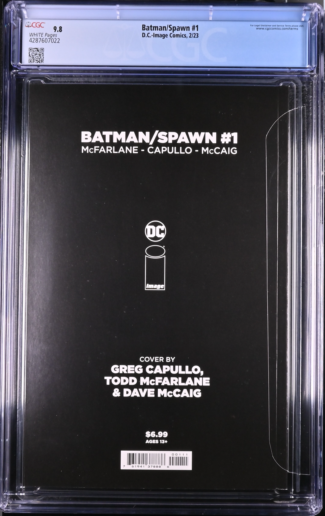 Batman Spawn #1 Cover A - Capullo & McFarlane "Batman" CGC 9.8