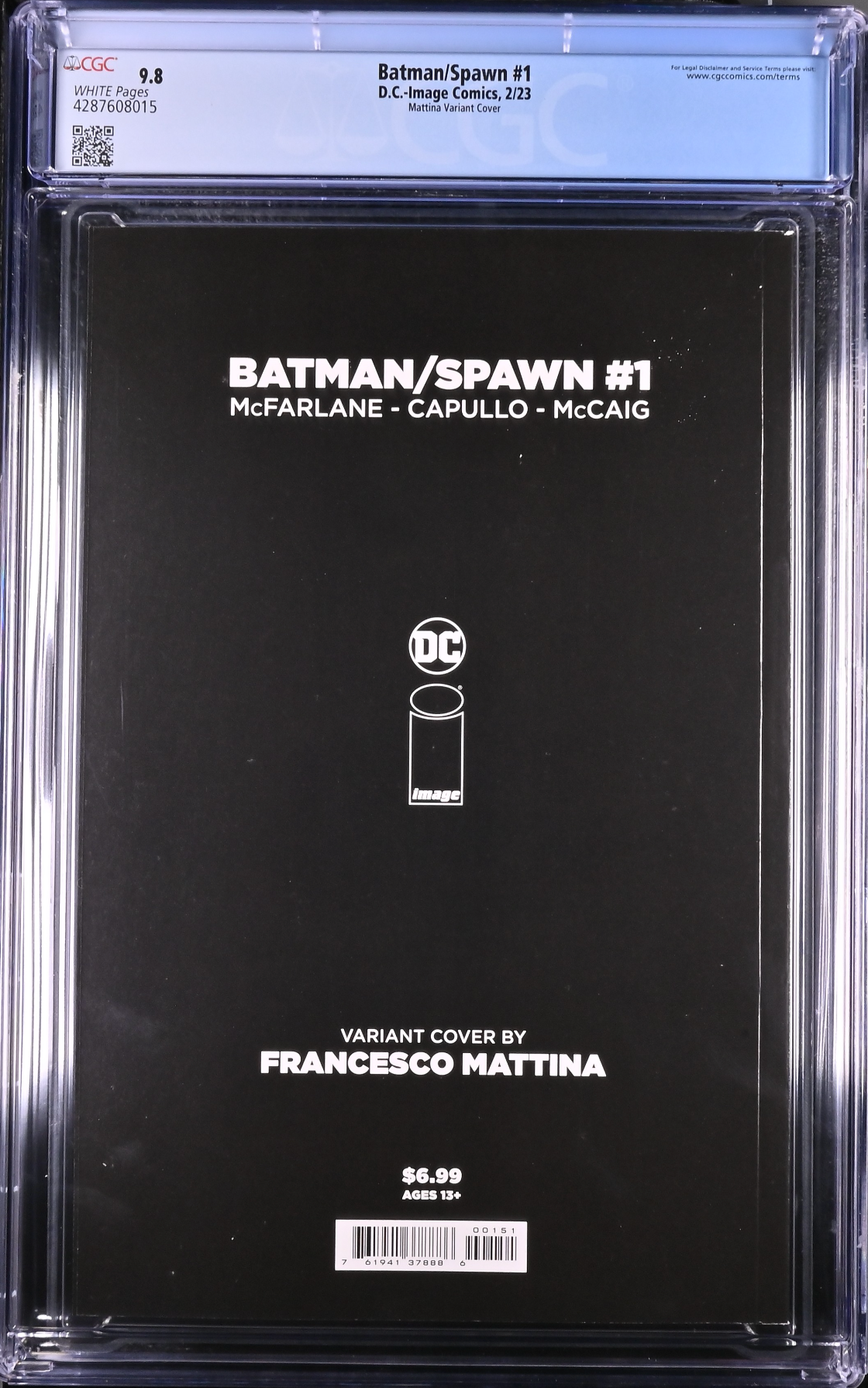Batman Spawn #1 Cover E - Mattina CGC 9.8