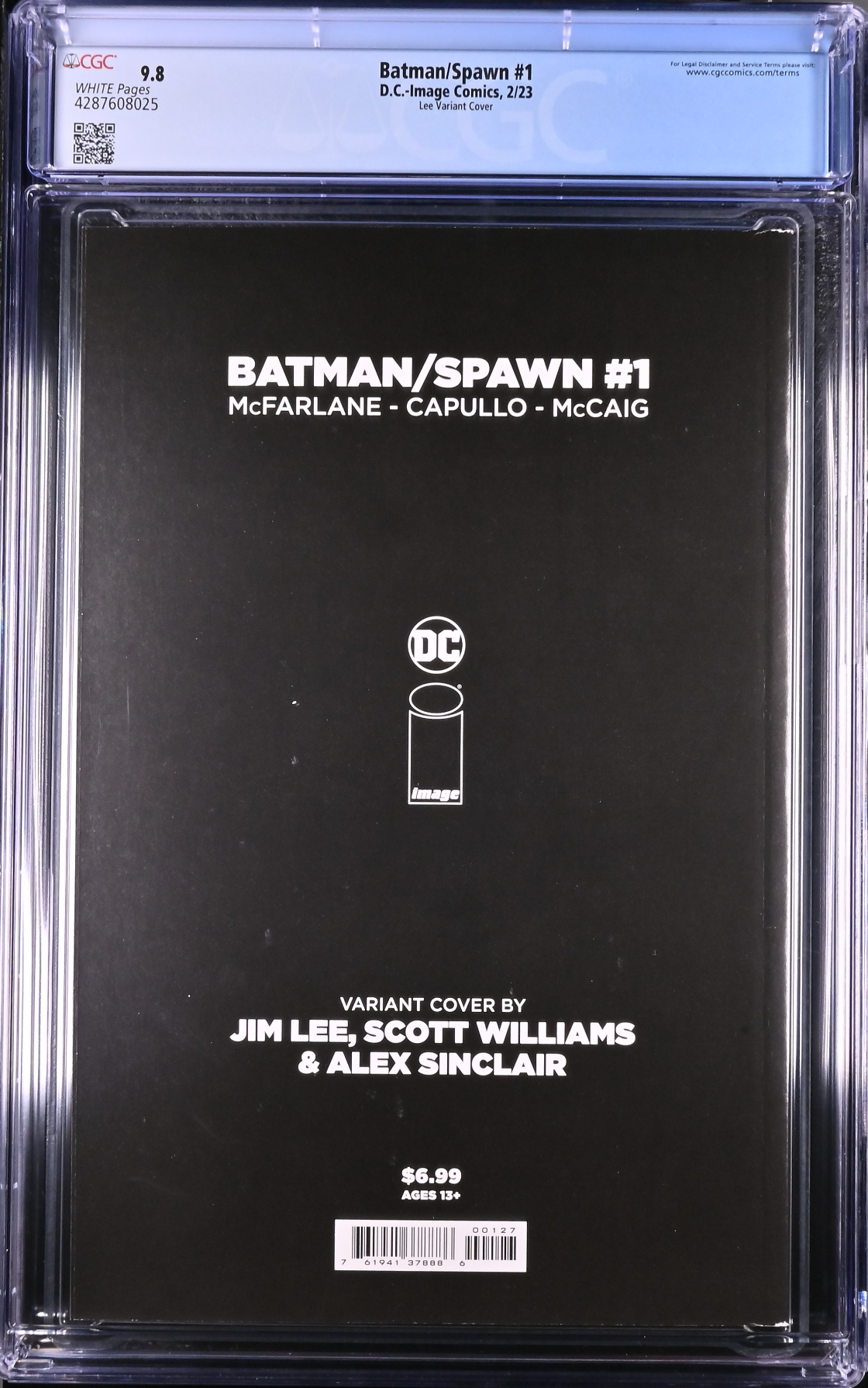 Batman Spawn #1 Cover G - Jim Lee CGC 9.8