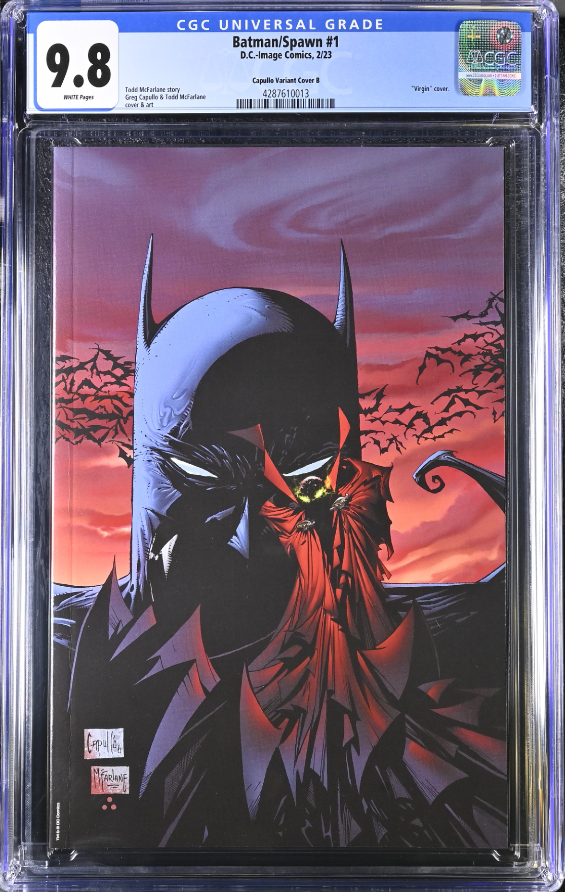 Batman Spawn #1 Cover K - Capullo & McFarlane "Team" Variant CGC 9.8