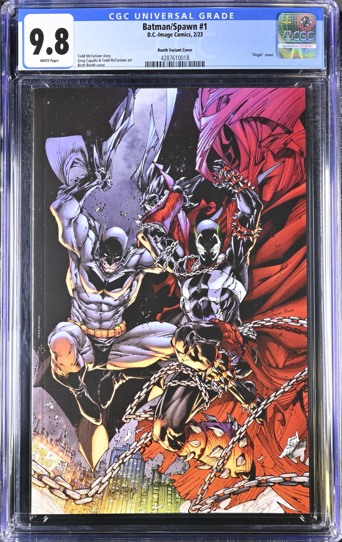 Batman Spawn #1 Cover M - Booth 1:50 Retailer Incentive Variant CGC 9.8