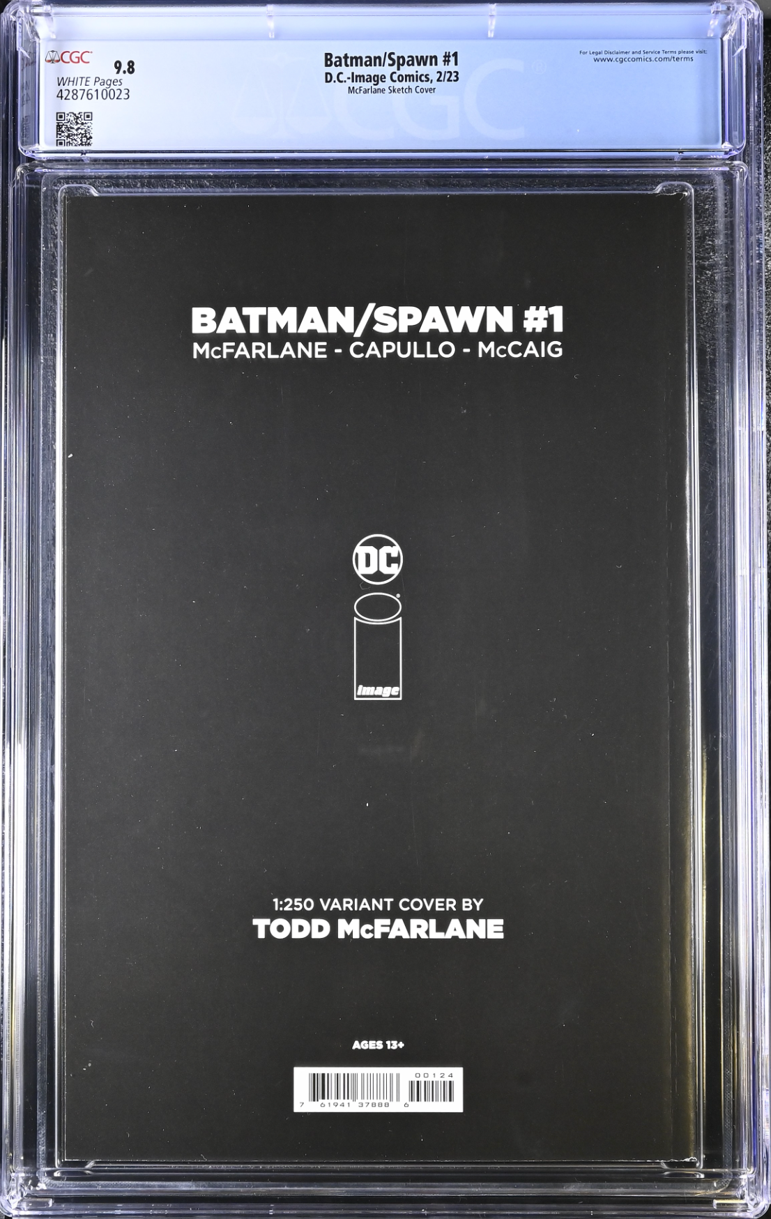 Batman Spawn #1 Cover O - McFarlane 1:250 Retailer Incentive Variant CGC 9.8