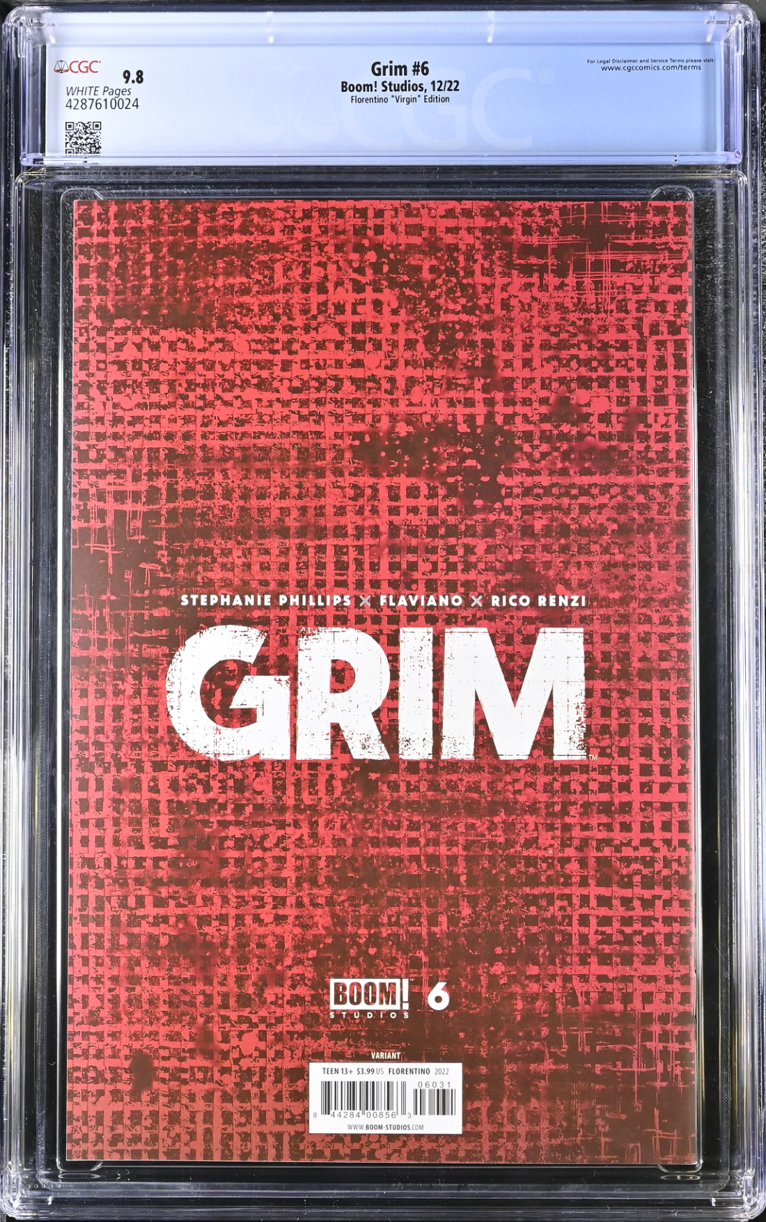 Grim #6 Florentino 1:10 Retailer Incentive Variant CGC 9.8