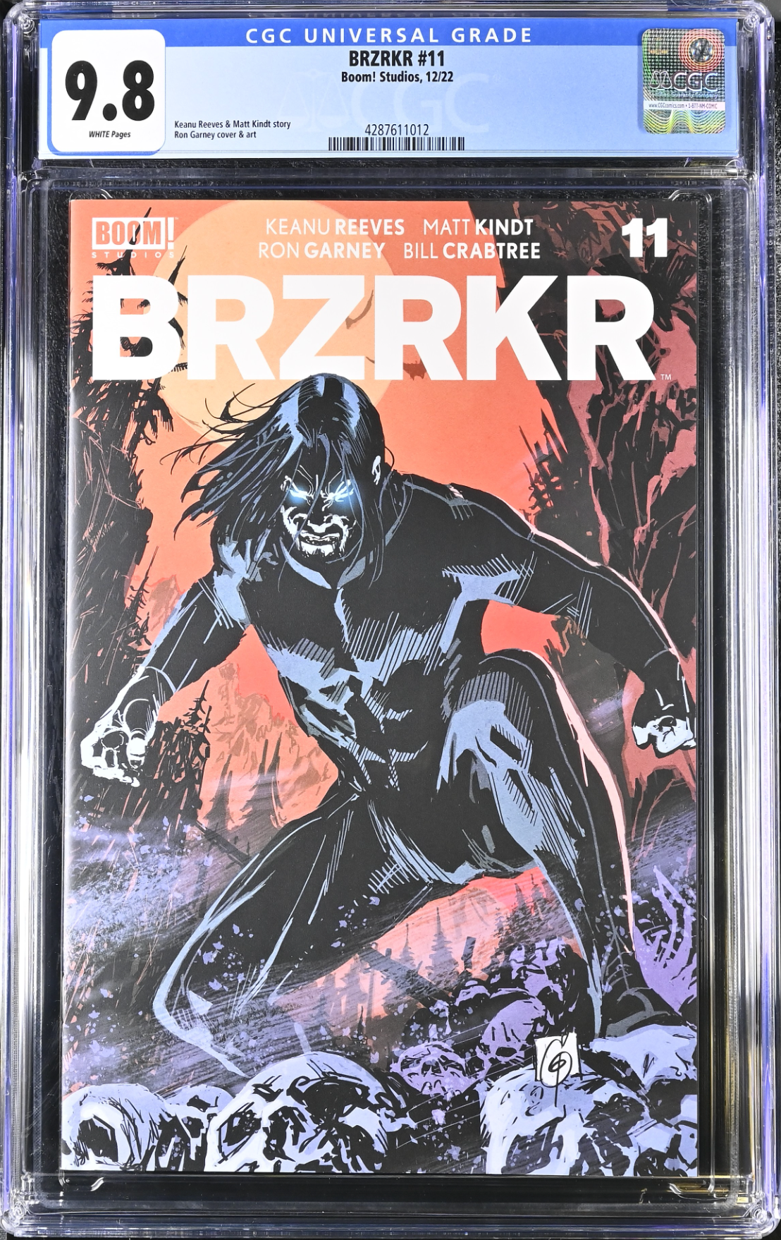 BRZRKR #11 Cover A Garney CGC 9.8 (Berzerker)