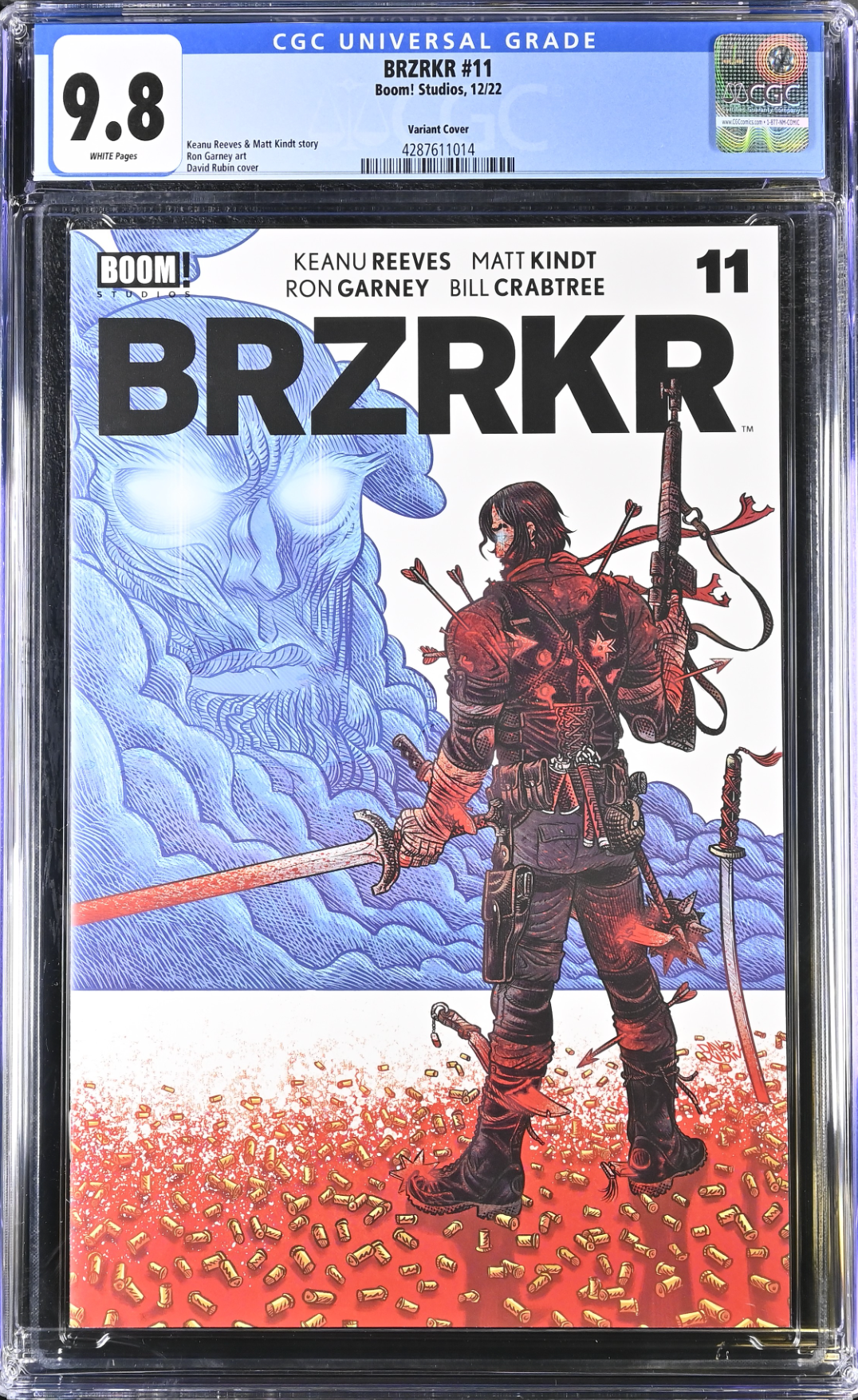 BRZRKR #11 Cover B Rubin CGC 9.8 (Berzerker)