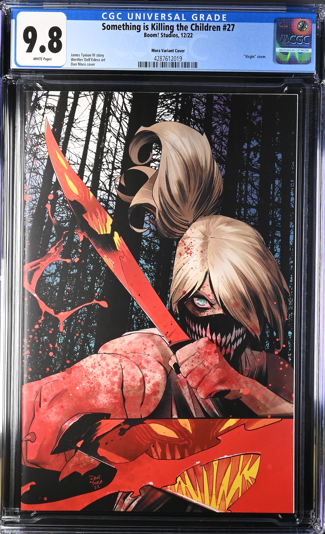 Something is Killing the Children #27 Mora 1:25 Virgin Retailer Incentive Variant CGC 9.8