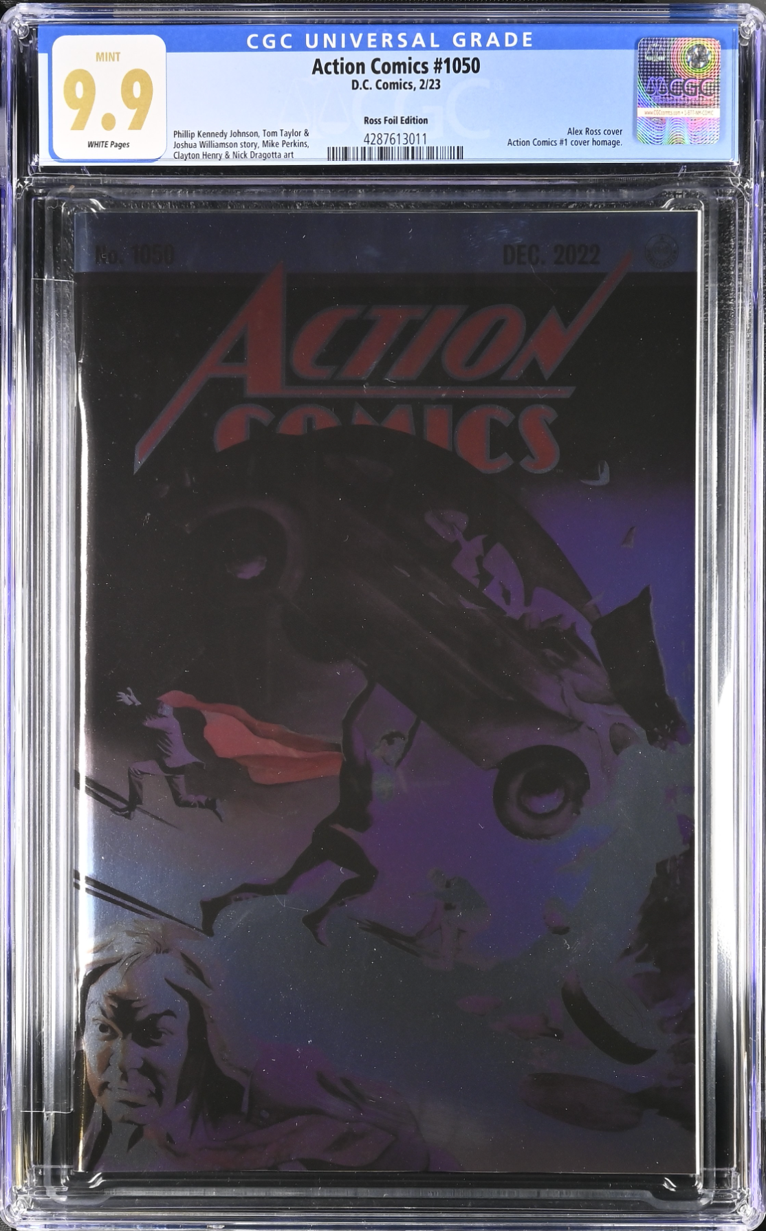 Action Comics #1050 - Cover S - Alex Ross Foil CGC 9.9