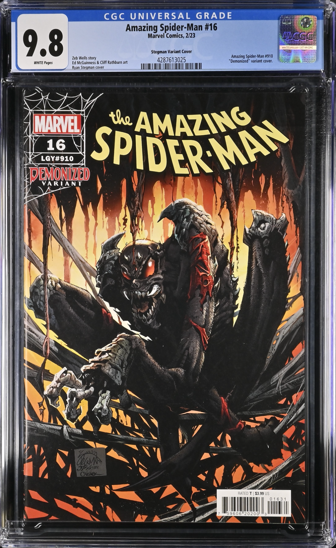 Amazing Spider-Man #16 Stegman Variant CGC 9.8