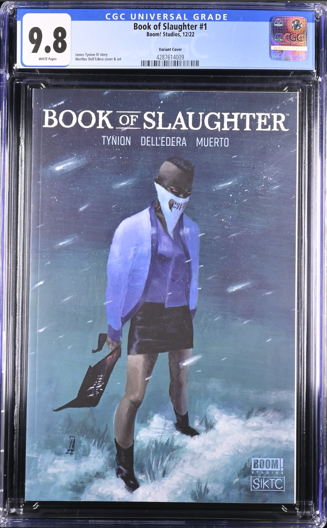 Book of Slaughter #1 Dell'Edera Variant CGC 9.8
