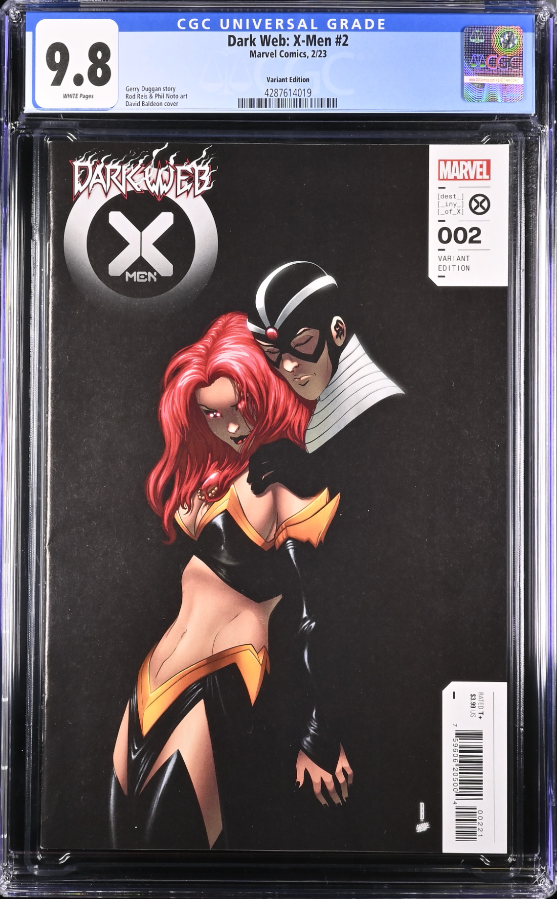 Dark Web: X-Men #2 Baldeon Variant CGC 9.8