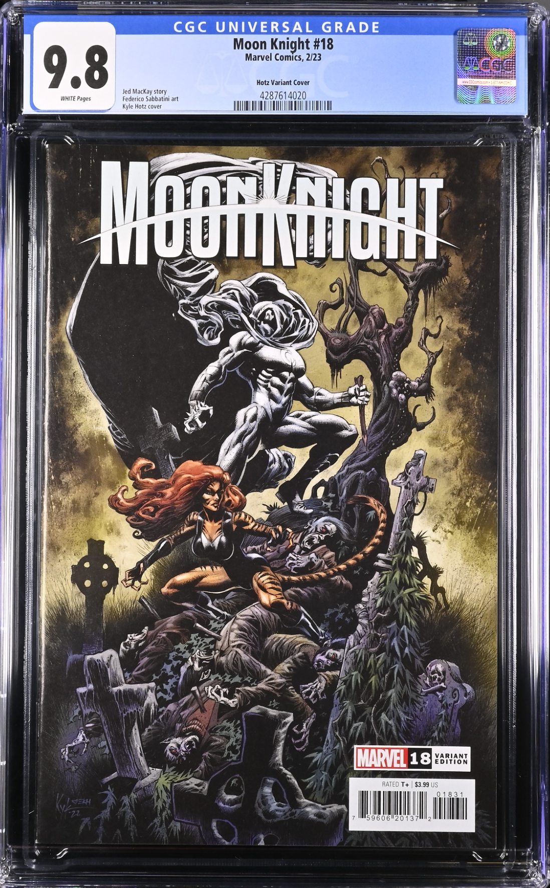 Moon Knight #18 Hotz 1:25 Retailer Incentive Variant CGC 9.8