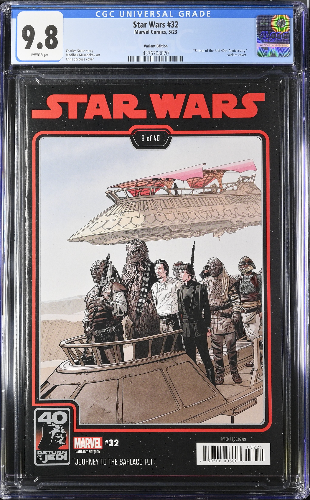 Star Wars #32 Sprouse Variant CGC 9.8