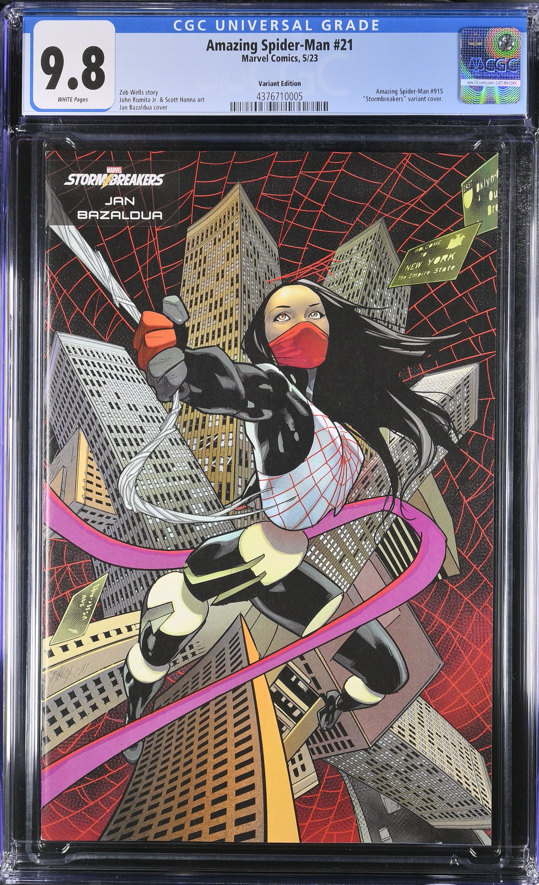 Amazing Spider-Man #21 Bazaldua Variant CGC 9.8