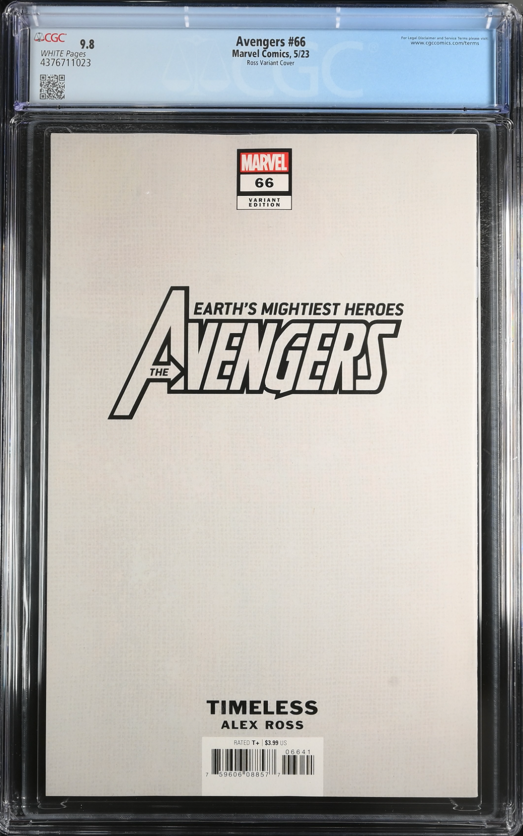 Avengers #66 Alex Ross Ultron "Timeless" Variant CGC 9.8